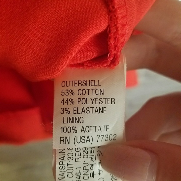 Zara structured peplum top square neck A70 - Picture 6 of 8